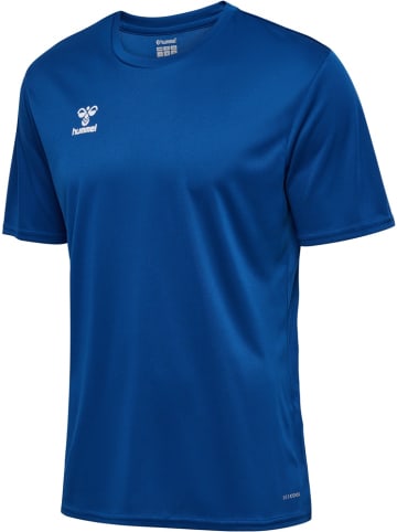 Hummel T-Shirt "Hmlessential Jersey S/S" in Blau