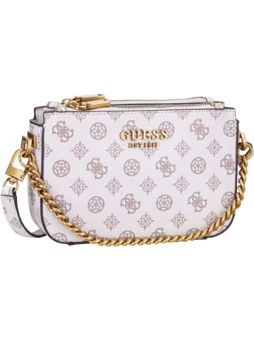 Guess Umhängetasche Fynna Mini Status Crossbody in Cream Logo