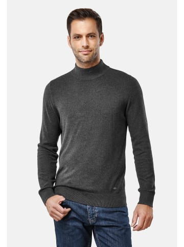 Vincenzo Boretti Pullover tailliert in anthrazit