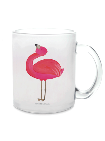 Mr. & Mrs. Panda Teetasse Flamingo Stolz ohne Spruch in Transparent