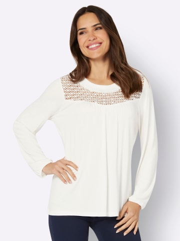 Sieh an! Langarmshirt in ecru