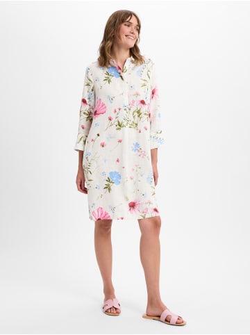 Franco Callegari Leinenkleid in ecru rosa - 0043