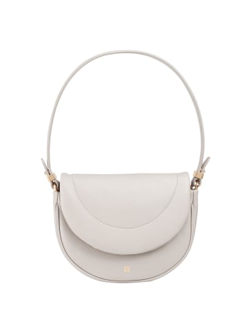 DuDu Schultertasche Leder 22 cm in pearl