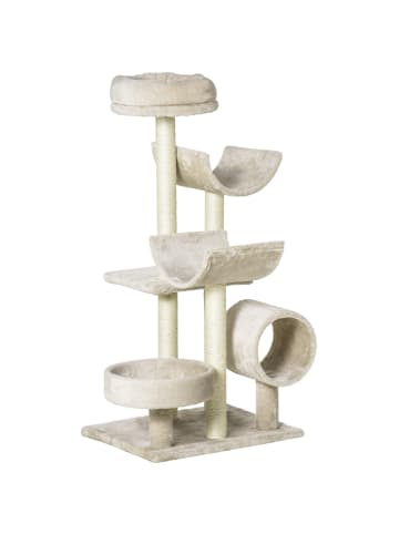 Pawhut Kratzbaum Beige L50 x B40 x H105 cm