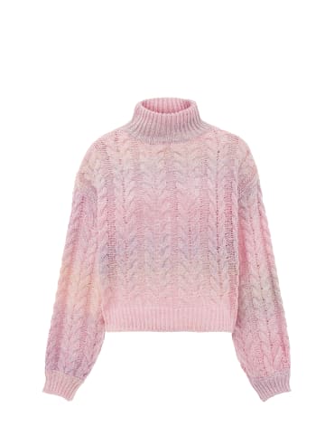 myMo Damen Pullover in PINK GELB