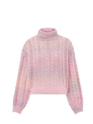 myMo Pullover in PINK GELB