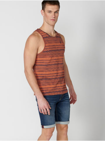 KOROSHI Tank Top Shirt in TEJA / GEBRANNTE ORANGE