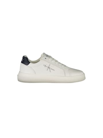 Calvin Klein Weiße Leder-Sneaker