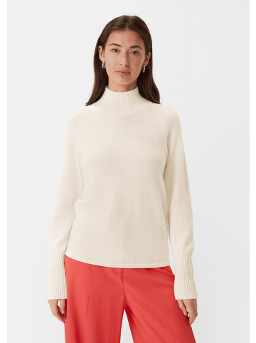 comma CI Strickpullover langarm in Creme