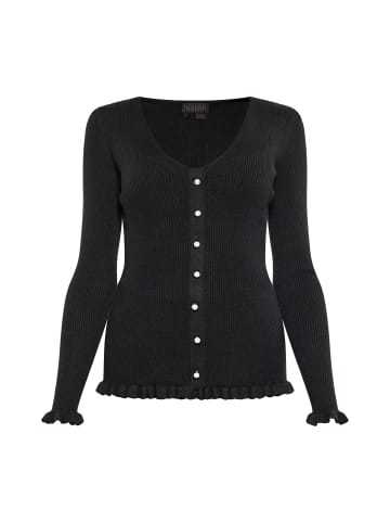 NAEMI Damen Cardigan in SCHWARZ