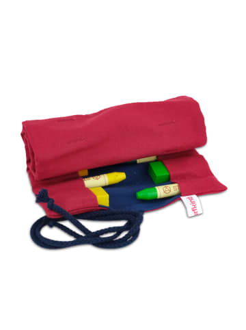 Waldorfkind 16er Rollmäppchen für Wachsmalstifte und Blöckchen. in kirsche/blaubeere