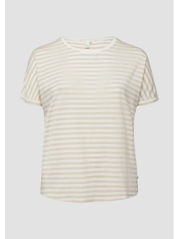 QS T-Shirt in 81G0_beige