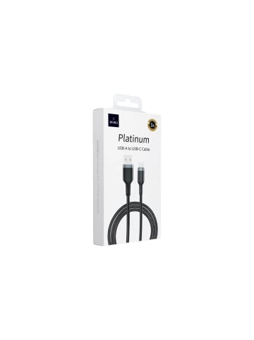 WIWU WiWU - Platinum Series Datenkabel Wi-C019 USB A auf USB C 3A in Schwarz