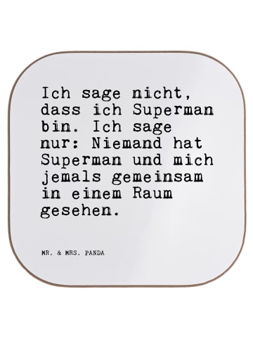 Mr. & Mrs. Panda Untersetzer Ich sage nicht, dass... mit Spruch in Weiß