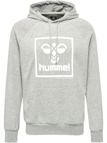 Hummel Hummel Verstellbare Taille Kapuzenpullover Raglanärmel Hmlisam Herren in GREY MELANGE