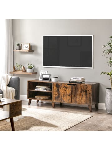 VASAGLE TV-Schrank Miranta in Braun - (B)40 x (H)50 x (T)140 cm