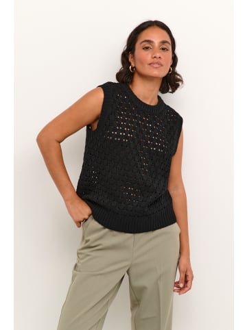 Kaffe Strickpullover KAsilja Loose fit in Black Deep