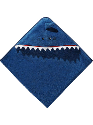 Erwin Müller Frottier Kinder-Kapuzenbadetuch in blau