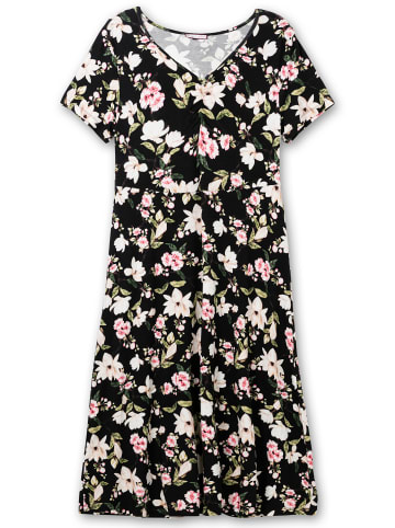 sheego by Joe Browns Jerseykleid in schwarz-gemustert