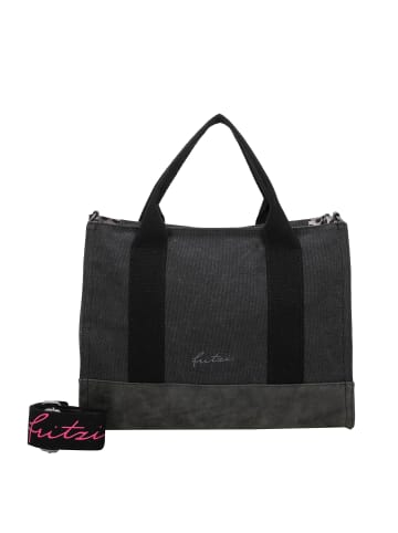 Fritzi aus Preußen Shopper Canvas Tote Bag in Black