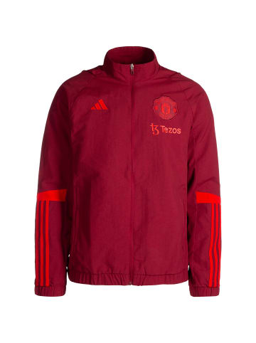 adidas Performance Trainingsjacke Manchester United Prematch in weinrot