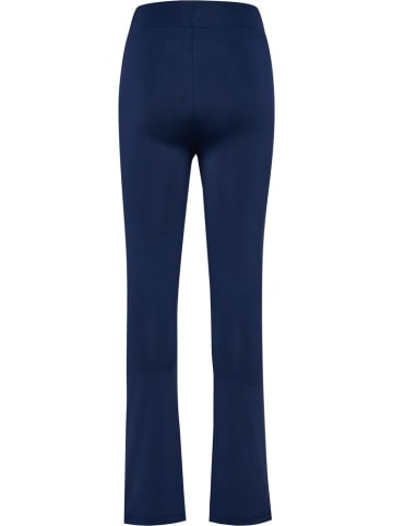 Hummel Kinder Leggings "High Waist Flared Tights" in Schwarz