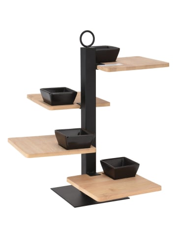 Excellent Houseware Etagere in schwarz