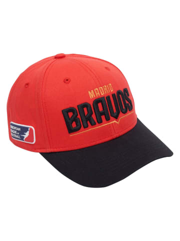 DEF DEF Snapback in tomato/jet black