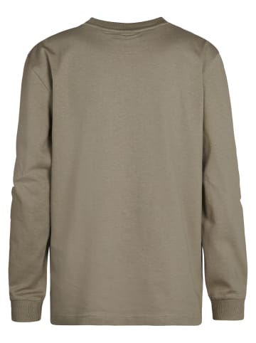 Petrol Industries Logo T-Shirt Großes Smoky in Braun