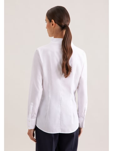 Seidensticker Kelchkragenbluse Slim in Weiß