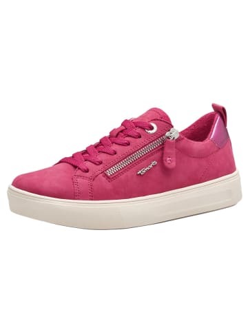 Tamaris COMFORT Sneaker in FUXIA NUBUC