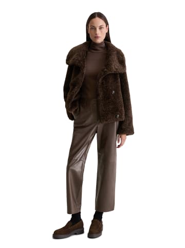 Marc O'Polo Teddyjacke relaxed in Shaded Brown