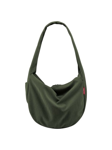 Reisenthel Moonbag - Schultertasche 48 cm (teddy sand) in cord dark matcha