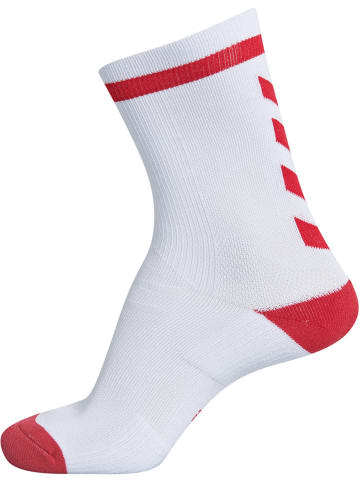 Hummel Ankle Socken Elite Indoor Multisport Erwachsene in WHITE/TRUE RED