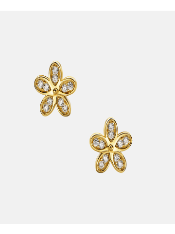 Diamant L'éternel Ohrringe aus 585 Gelbgold