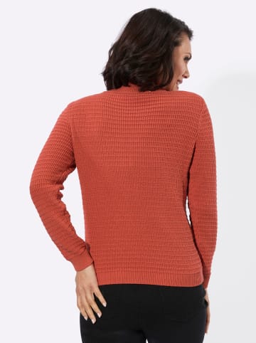 WITT WEIDEN Stehkragen-Pullover in terra