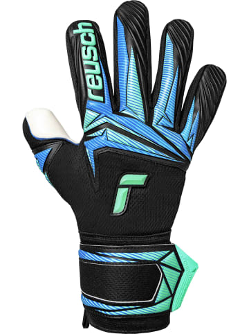 Reusch Torwarthandschuhe Attrakt RE:GRIP NC in 7272 black/ocean light