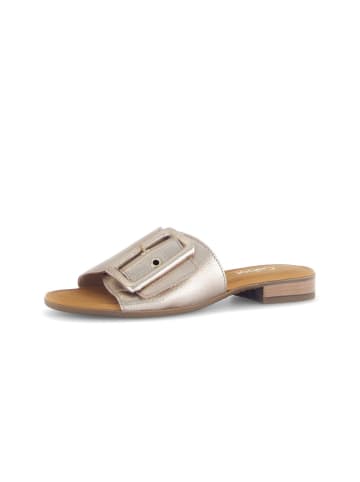 Gabor Pantoletten in gold