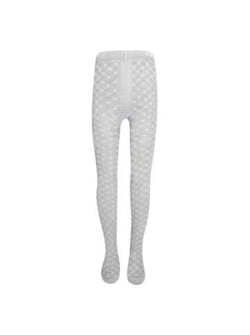 ewers Strumpfhose Struktur Glitzerpunkte in sweater grau meliert