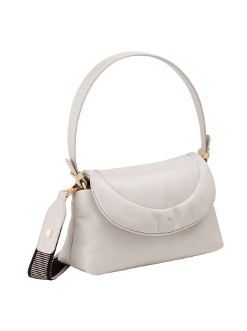 DuDu Melville Schultertasche Leder 29 cm pearl