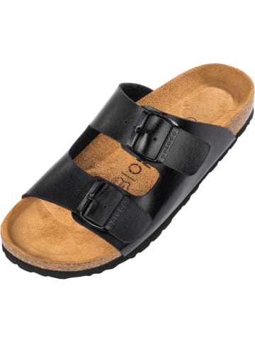 palado Pantoletten in Metallic Schwarz
