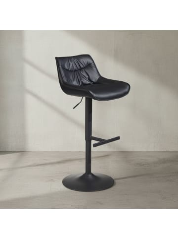 KADIMA DESIGN Barhocker Kunstleder Hocker mit Lehne 86 - 106 cm,