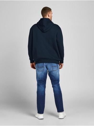 Jack & Jones Hoodie mit Logo Print JJECORP Kapuzen Pullover in Navy