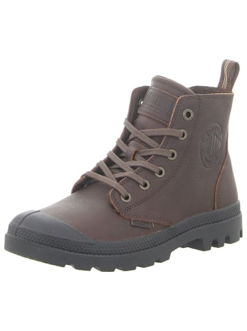 Palladium Schnürstiefelette in braun