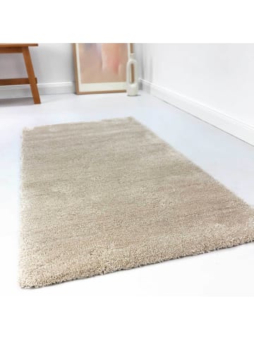 ESPRIT Hochflorteppich #relaxx in creme beige meliert
