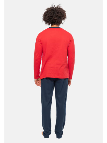 Ammann Schlafanzug Cotton in Rot