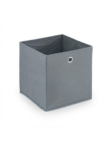 relaxdays 4 x Aufbewahrungsbox in Grau - (B)30 x (H)30 x (T)30 cm