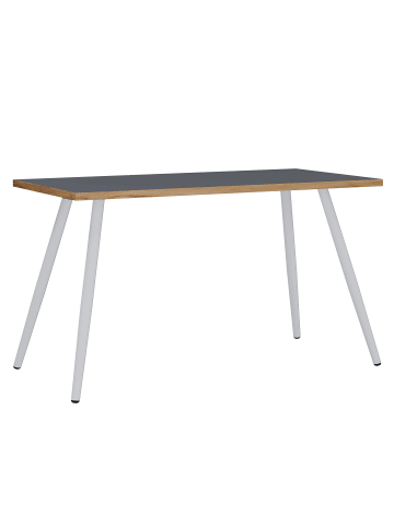 VCM  Schreibtisch Bürotisch Computertisch Salia 110x50 in Anthrazit / Honig-Eiche