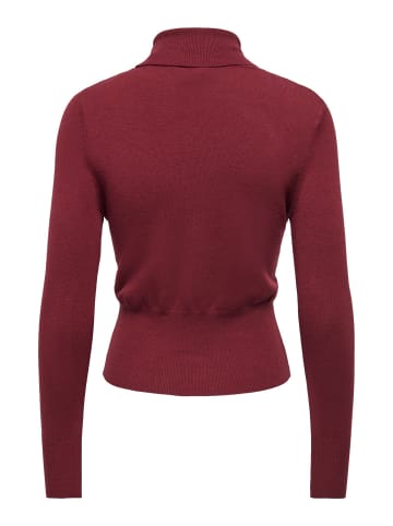 ONLY Strickpullover in Cabernet