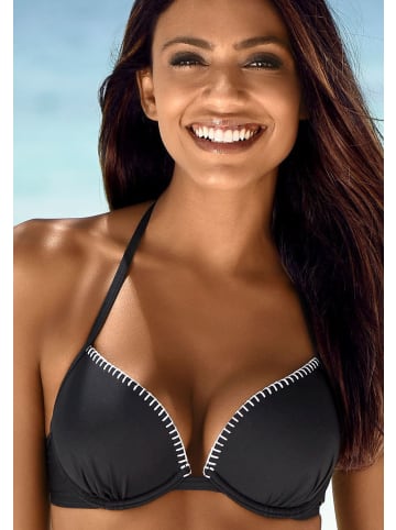 Sunseeker Push-Up-Bikini-Top in schwarz